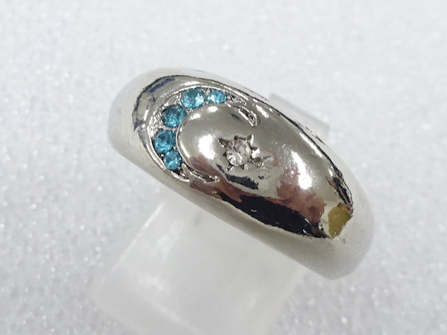 COLORED STONE FASHION RING / JP SIZE 18
